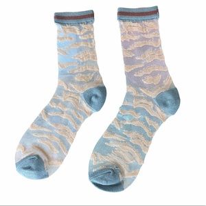 🆕 NWOT Sheet Animal Print Sock